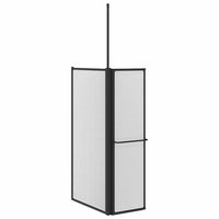 vidaXL Resguardo de duche Branco 120 x 70 x 137 cm Alumínio