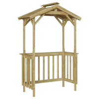 vidaXL Abrigo para churrasqueira Madeira de pinho impregnada