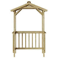 vidaXL Abrigo para churrasqueira Madeira de pinho impregnada