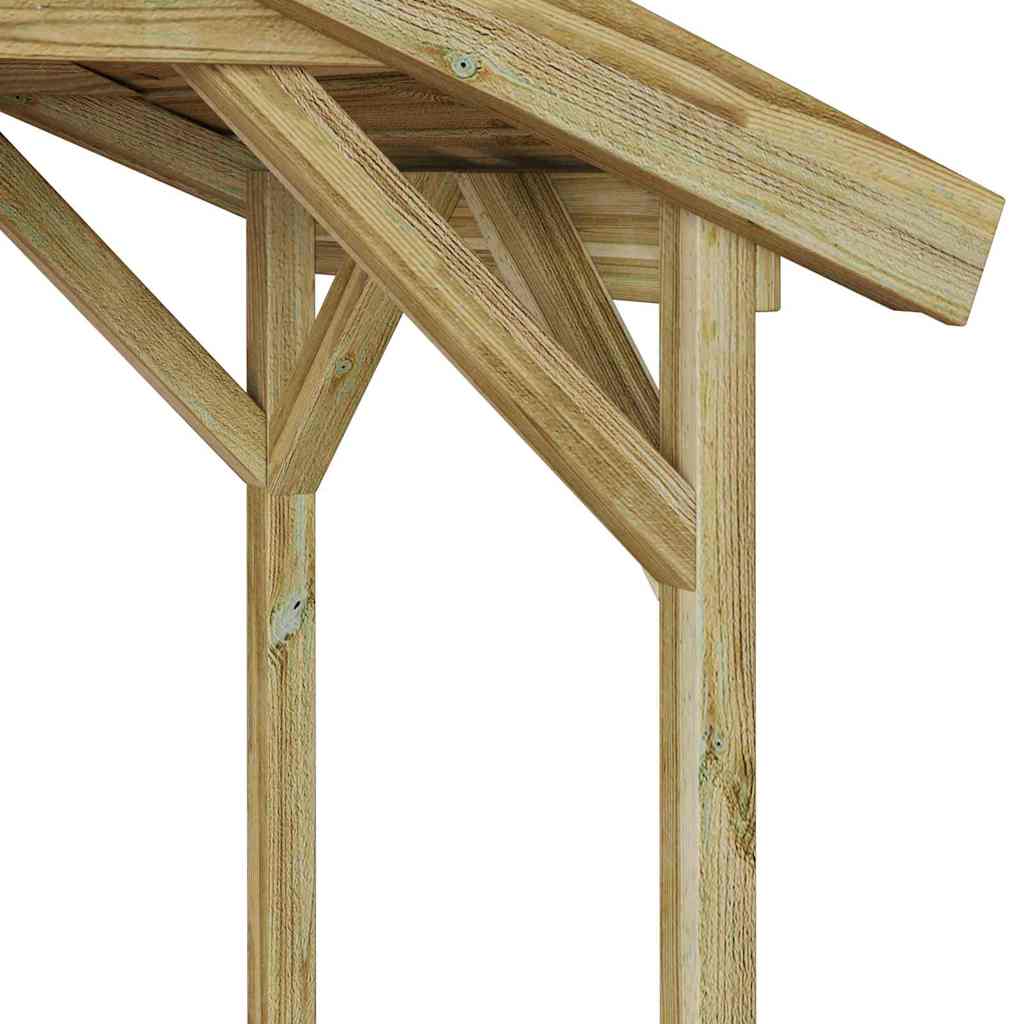 vidaXL Abrigo para churrasqueira Madeira de pinho impregnada