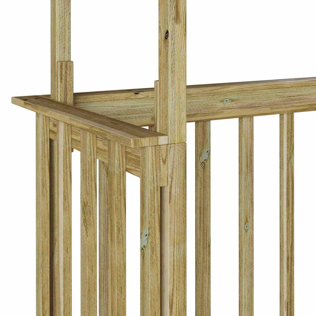 vidaXL Abrigo para churrasqueira Madeira de pinho impregnada