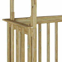 vidaXL Abrigo para churrasqueira Madeira de pinho impregnada