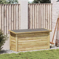 vidaXL Caixa de Armazenamento Natural 119 x 44,5 x 58 cm