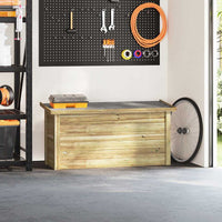 vidaXL Caixa de Armazenamento Natural 119 x 44,5 x 58 cm
