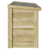 vidaXL Caixa de Armazenamento Natural 119 x 44,5 x 58 cm
