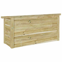 vidaXL Caixa de Armazenamento Natural 119 x 44,5 x 58 cm