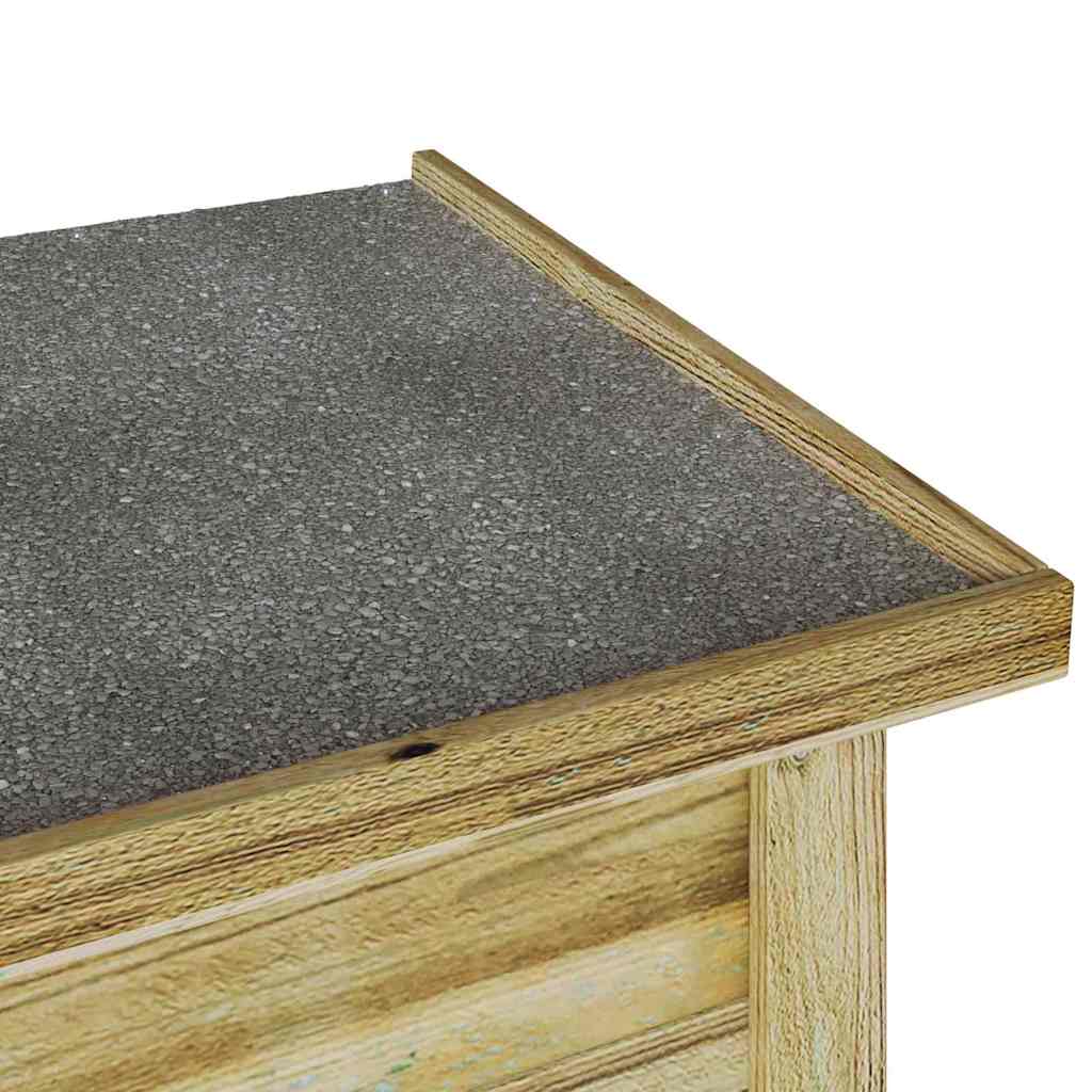 vidaXL Caixa de Armazenamento Natural 119 x 44,5 x 58 cm