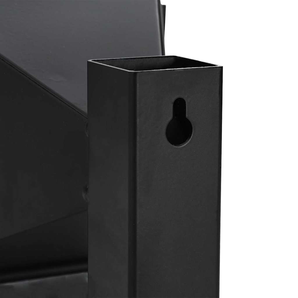 vidaXL Apanha-chumbos Preto 17,5 x 17,5 x 17 cm Aço