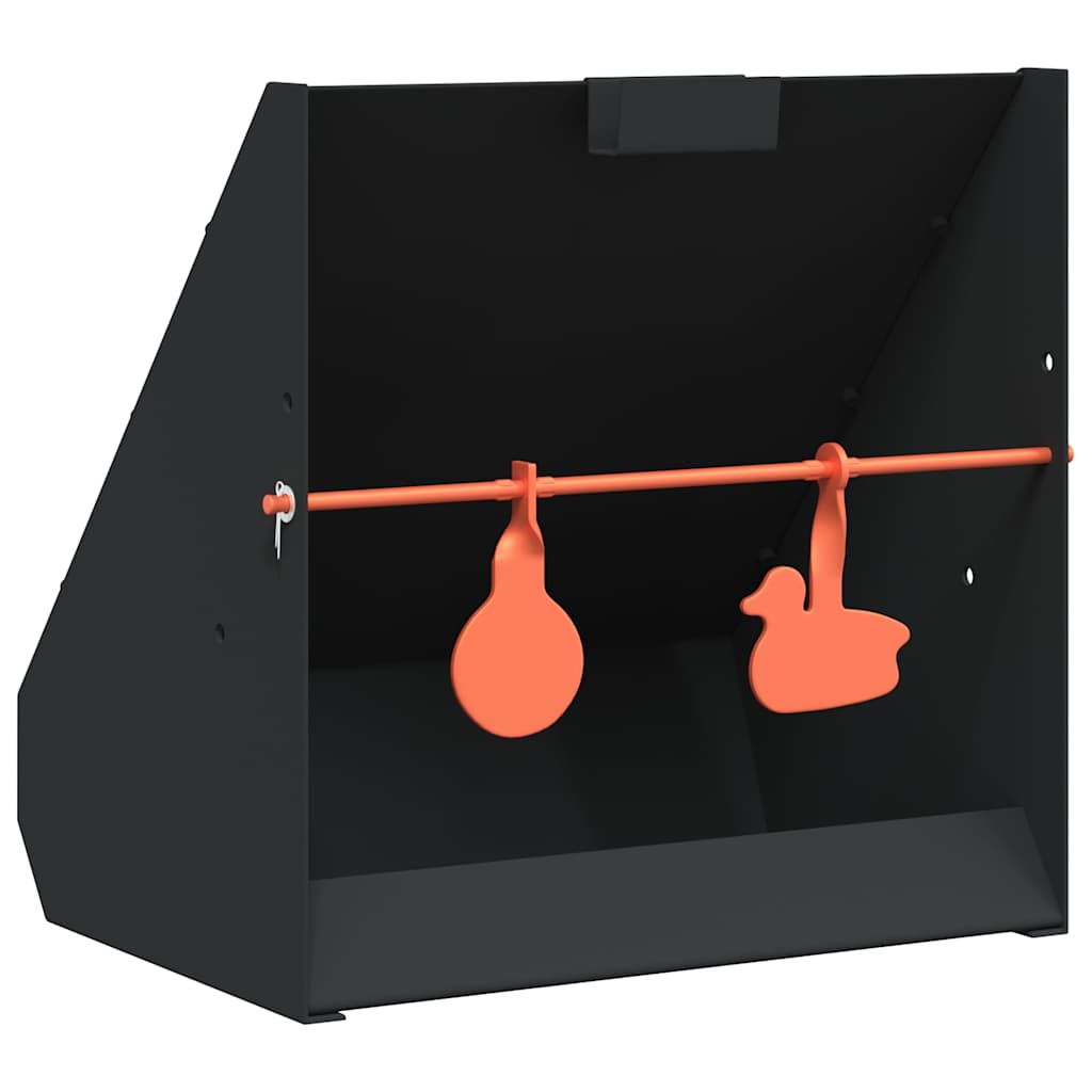 vidaXL Apanha-chumbos Preto 31 x 23 x 31,5 cm Aço
