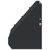 vidaXL Apanha-chumbos Preto 31 x 23 x 31,5 cm Aço