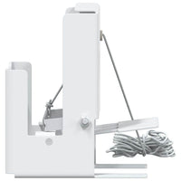 vidaXL Alvo Knockdown de Biathlon Branco 18 x 14,5 x 16 cm Aço