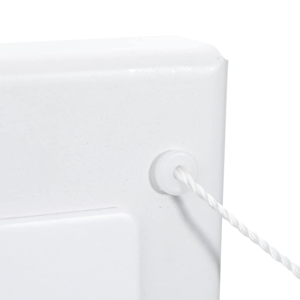 vidaXL Alvo Knockdown de Biathlon Branco 18 x 14,5 x 16 cm Aço