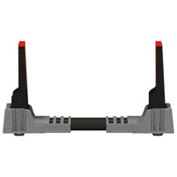 vidaXL Apoio de tiro Ajustável Cinzeto 46 x 14 x 19,5 cm Plástico