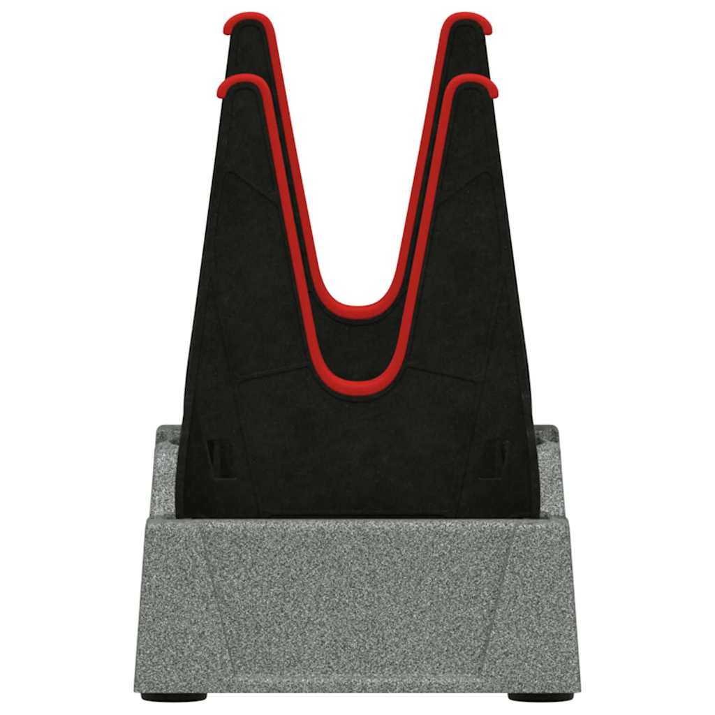 vidaXL Apoio de tiro Ajustável Cinzeto 46 x 14 x 19,5 cm Plástico