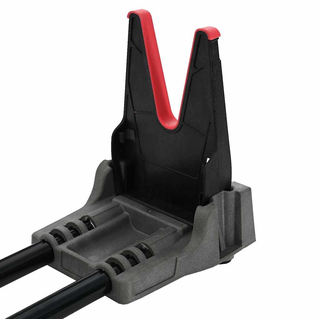 vidaXL Apoio de tiro Ajustável Cinzeto 46 x 14 x 19,5 cm Plástico