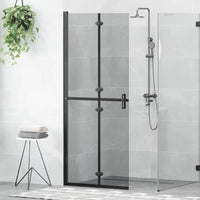 vidaXL Divisória chuveiro dobrável 70x190 cm vidro transparente ESG