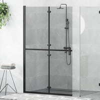 vidaXL Divisória chuveiro dobrável 70x190 cm vidro transparente ESG