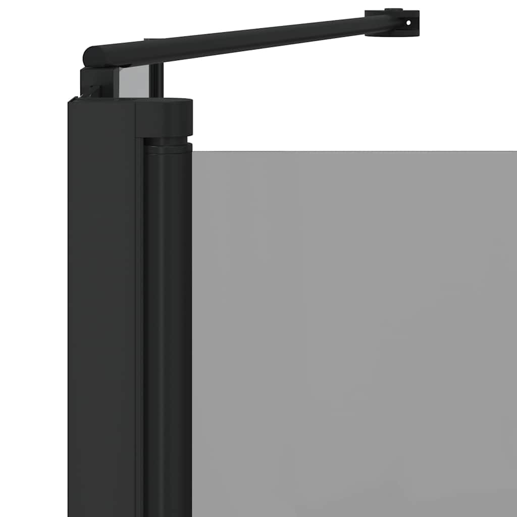vidaXL Enclosure de Chuveiro Bi-Fold Manual Transparente Escuro