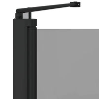 vidaXL Enclosure de Chuveiro Bi-Fold Manual Transparente Escuro