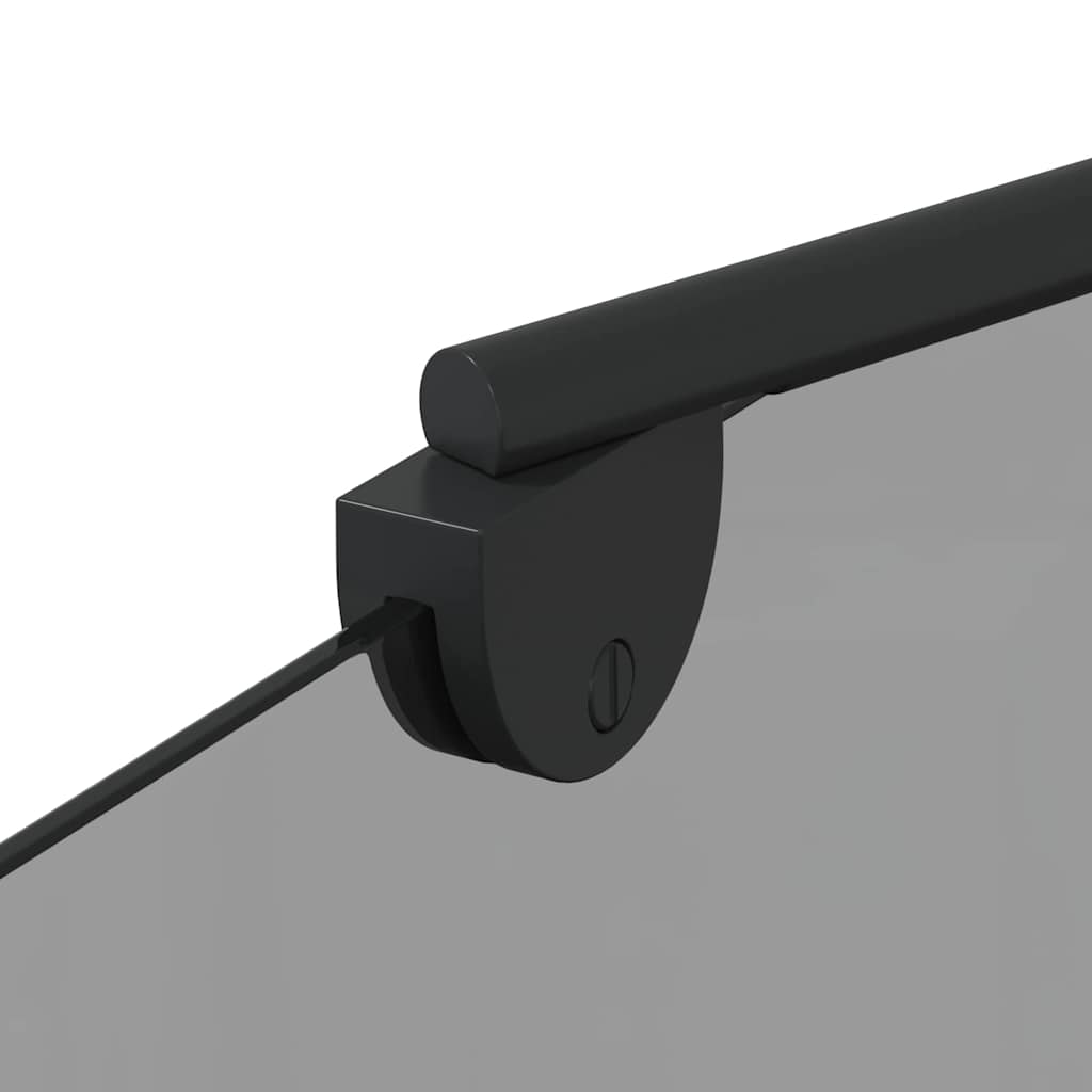 vidaXL Enclosure de Chuveiro Bi-Fold Manual Transparente Escuro