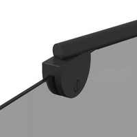 vidaXL Enclosure de Chuveiro Bi-Fold Manual Transparente Escuro