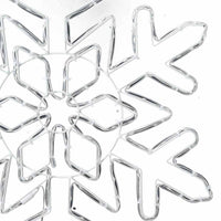 vidaXL Floco de Natal com 156 LEDs Azul 55.5 x 55.5 x 0.75cm PVC