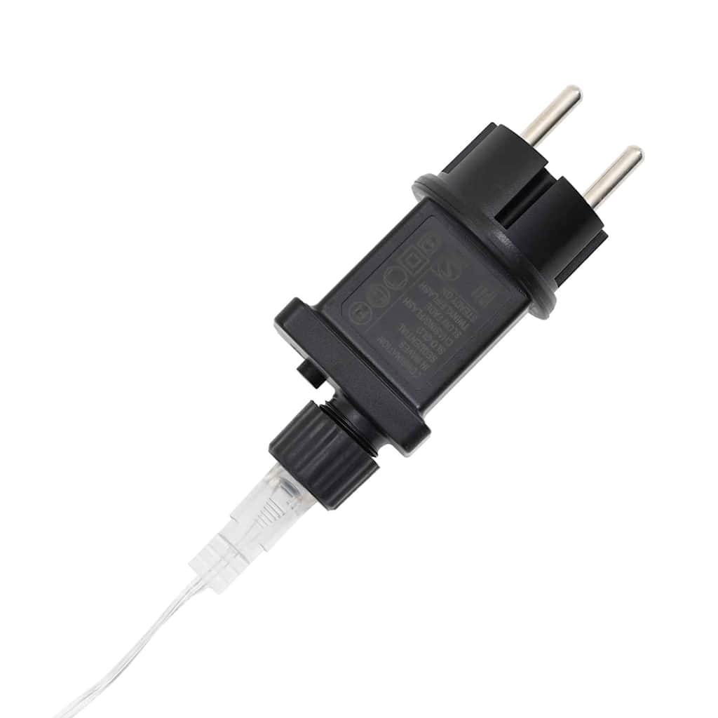 vidaXL Floco de Natal com 156 LEDs Azul 55.5 x 55.5 x 0.75cm PVC