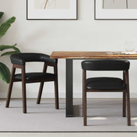 vidaXL Cadeiras de Jantar 2 pcs Marrom Claro 54 x 57 x 73 cm