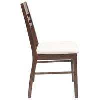 vidaXL Cadeiras de Jantar 2 pcs Marrom Claro 43 x 54 x 89 cm