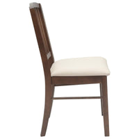 vidaXL Cadeiras de Jantar 2 pcs Marrom Claro 50 x 52,5 x 91 cm