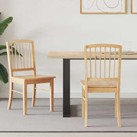 vidaXL Cadeiras de Jantar 2 pcs Marrom Claro 50 x 52,5 x 91 cm