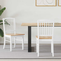 vidaXL Cadeiras de Jantar 2 pcs Marrom Claro 50 x 52,5 x 91 cm