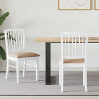 vidaXL Cadeiras de Jantar 2 pcs Marrom Claro 50 x 52,5 x 91 cm