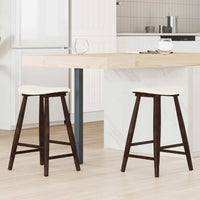 vidaXL Cadeiras de Jantar 2 pcs Marrom Claro 46 x 37 x 63 cm