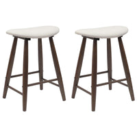 vidaXL Cadeiras de Jantar 2 pcs Marrom Claro 46 x 37 x 63 cm