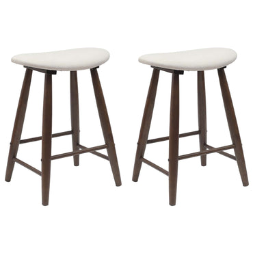 vidaXL Cadeiras de Jantar 2 pcs Marrom Claro 46 x 37 x 63 cm