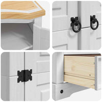 vidaXL Guarda-roupa com gaveta com porta Branco 101 x 52 x 170 cm