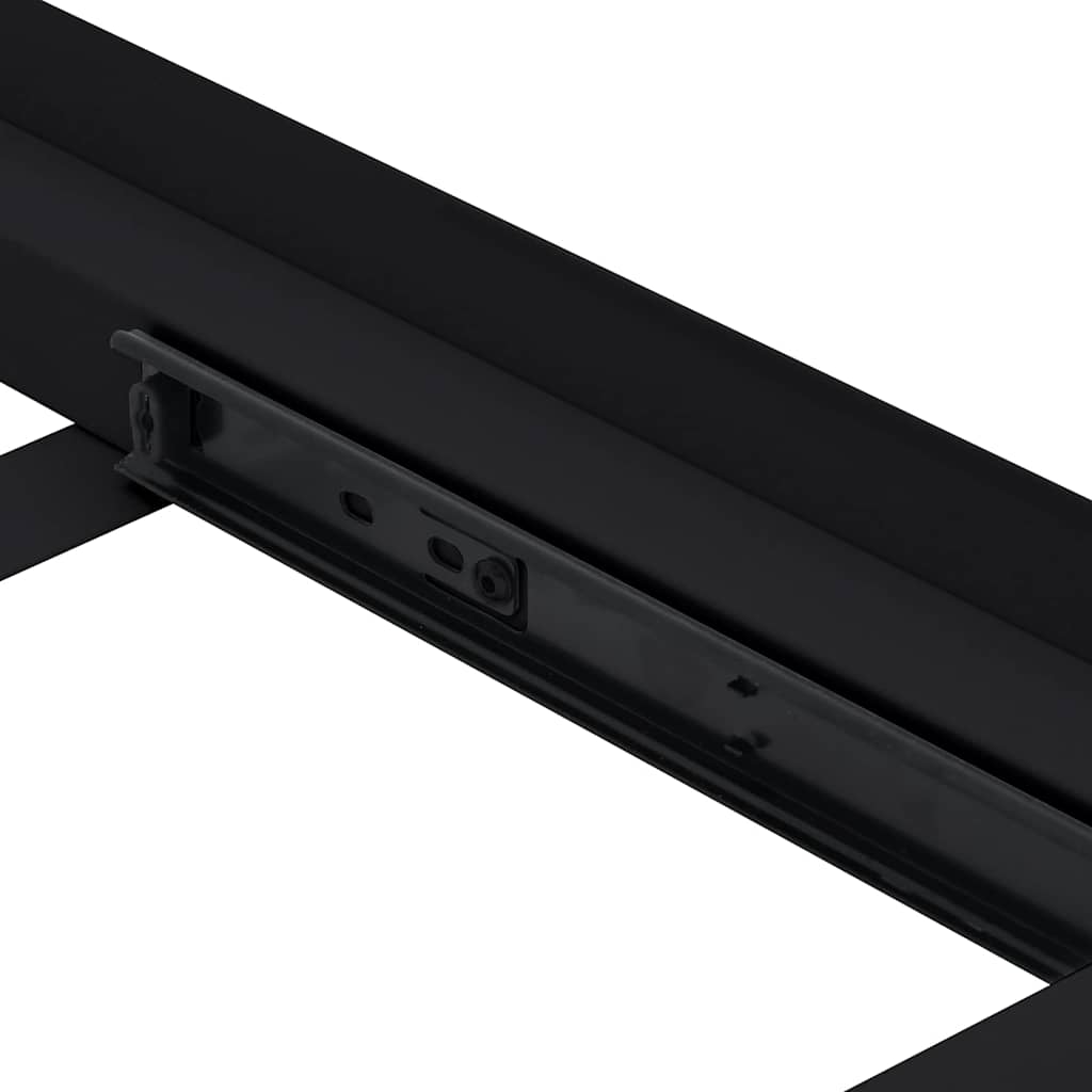 vidaXL Prateleira Intermediária para Máquina de Lavar Preto