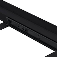 vidaXL Prateleira Intermediária para Máquina de Lavar Preto