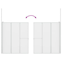 vidaXL Tela de Banho Opaco 120 x 70 x 137 cm Alumínio