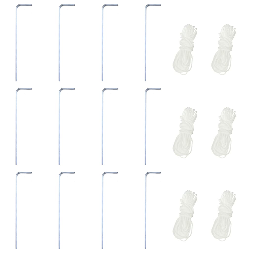 vidaXL Tenda festas pop-up dobrável hexagonal cinzento 3,6x3,1 m