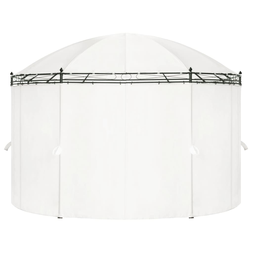 vidaXL Gazebo branco-nata 530 x 350 x 265 cm