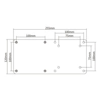 Aisens MPC01-055 Suporte VESA para Mini PC 75x75/100x100 Preto