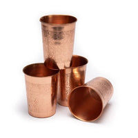 Copo de Cobre 250 ml - Desenho floral