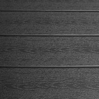 vidaXL 5 pcs conjunto de jantar para exterior alumínio e WPC preto