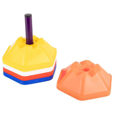 Marcadores de espaço hexagonais