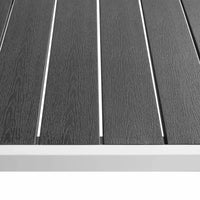 vidaXL Conjunto de móveis 5 pcs Preto e Branco