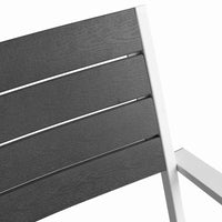 vidaXL Conjunto de móveis 5 pcs Preto e Branco