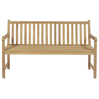vidaXL Banco de jardim 150 cm teca