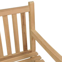 vidaXL Banco de jardim 150 cm teca